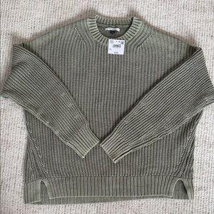 American Eagle Outfitters Sage or Light Olive Green Knit Sweater